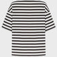 Striped Round Neck Half Sleeve T-Shirt