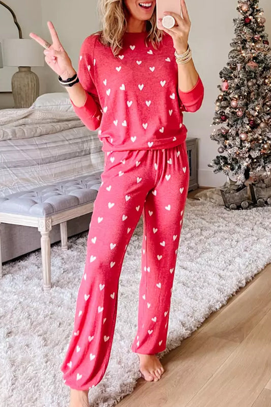 Heart Top & Pants Set—All Heart—Valentine's Day Collection