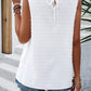 Devine Swiss Dot Round Neck Tank