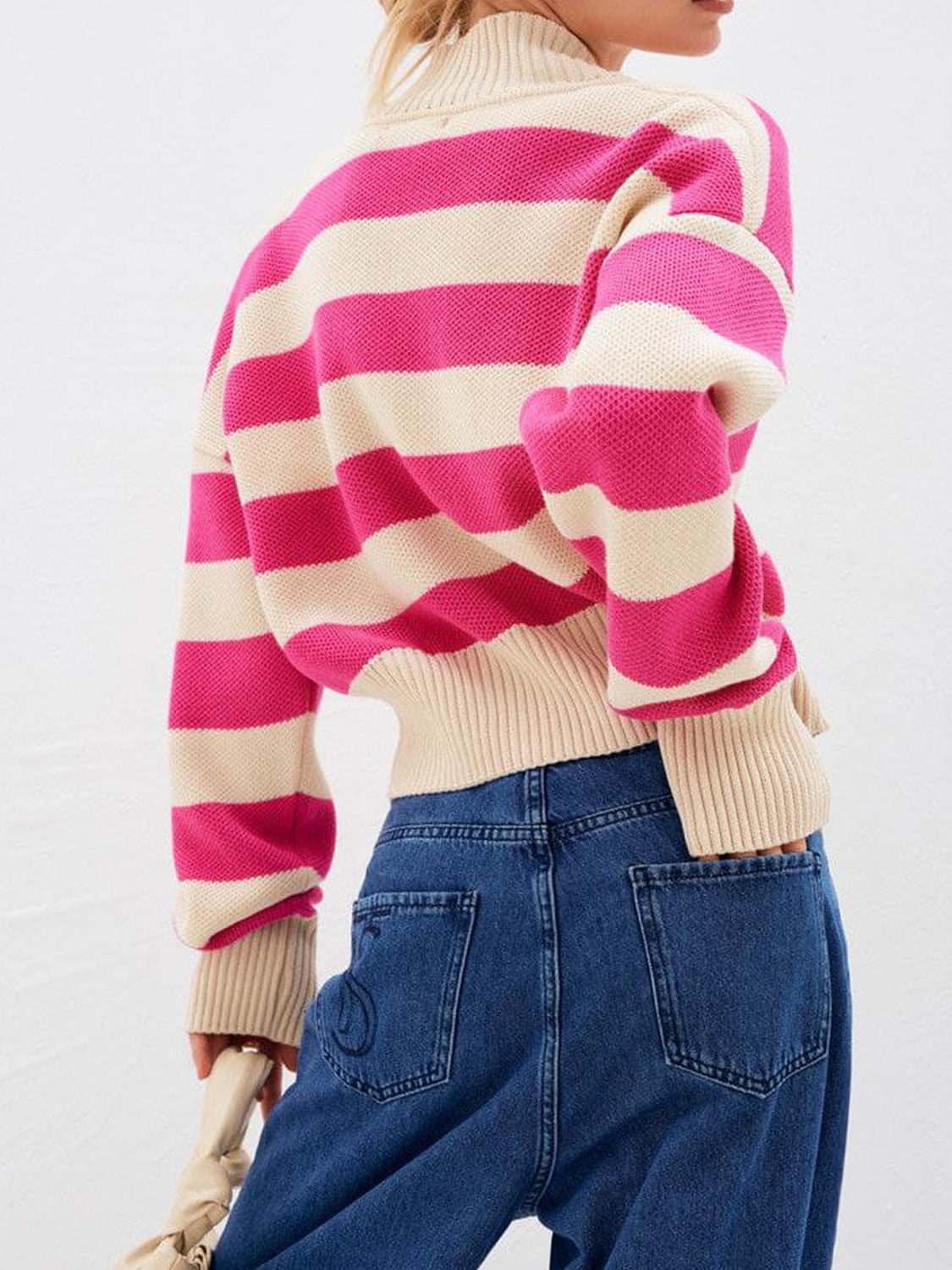 Striped Cardigan—All Heart—Valentine's Day Collection