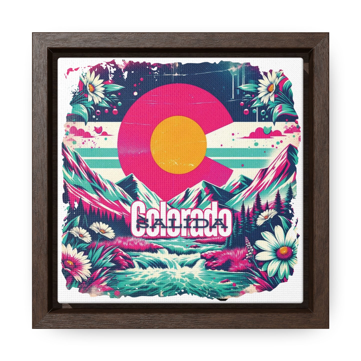 Salida Co Canvas Wraps Square Frame