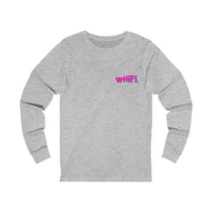 Pink wHiPi. (Back) Long Sleeve Tee