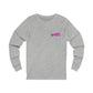 Pink wHiPi. (Back) Long Sleeve Tee