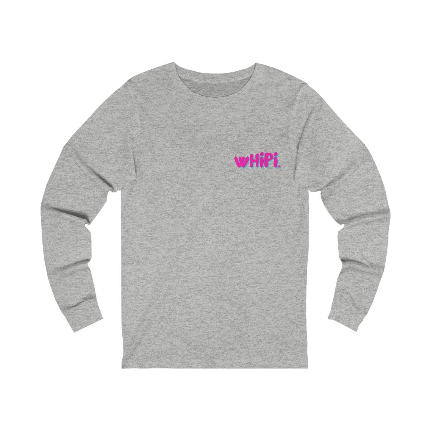 Pink wHiPi. (Back) Long Sleeve Tee