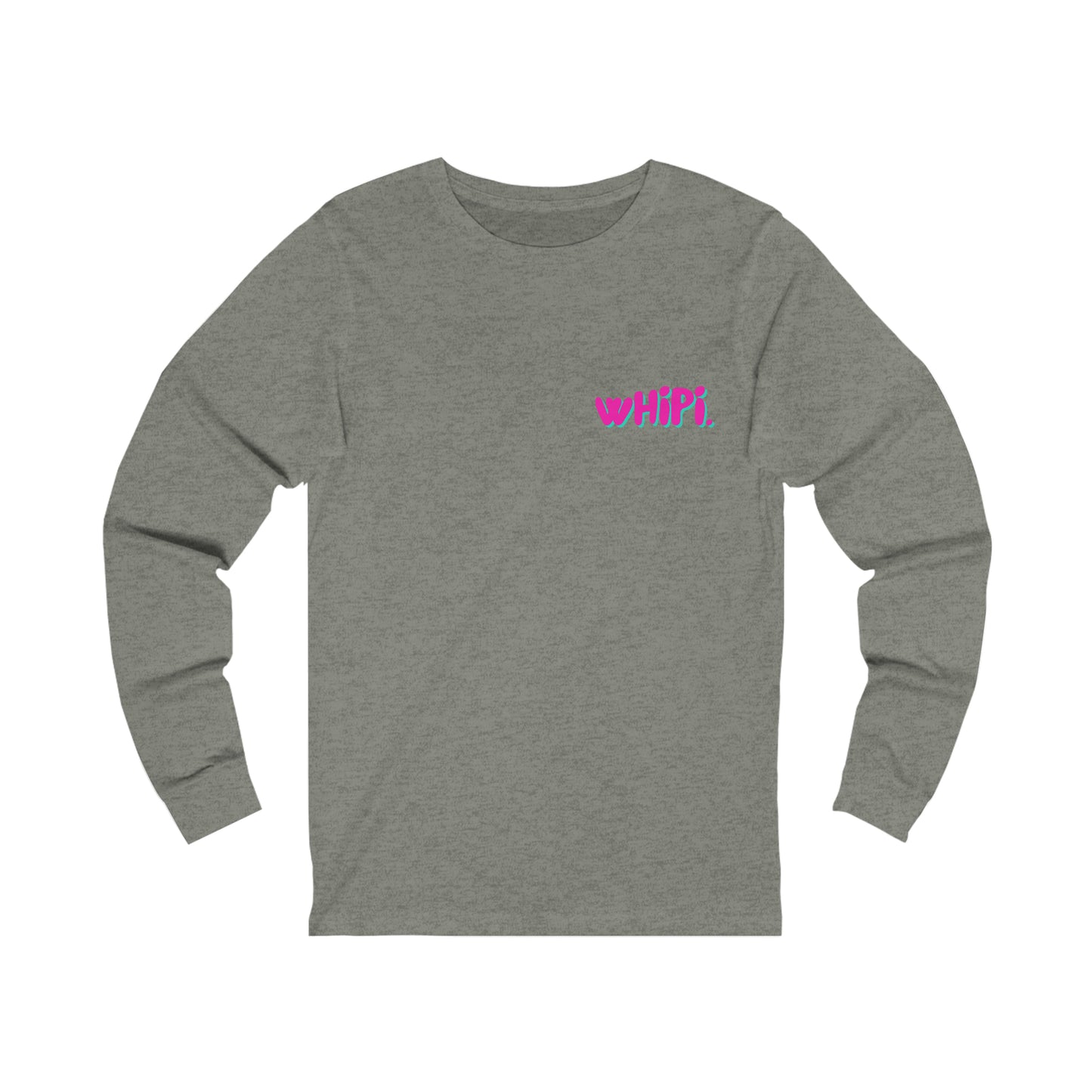 Pink wHiPi. (Back) Long Sleeve Tee