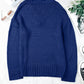 V-Neck Dropped Shoulder Sweater