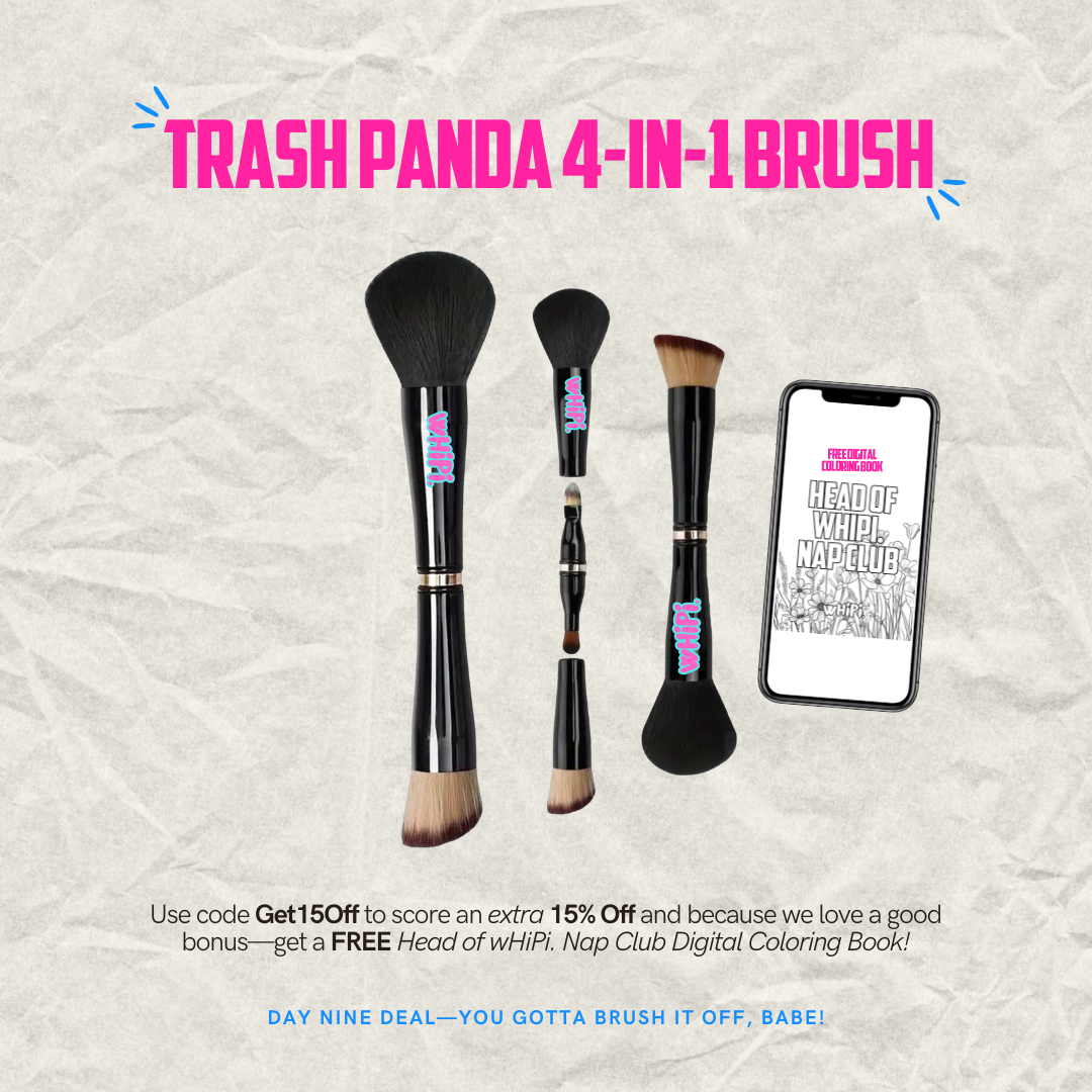 Trash Panda Dual Ended 4-in-1 Brush