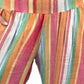 Plus Size Striped Wide Leg Pants