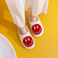 Melody Smiley Face Cozy Slippers