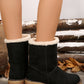 Thermal Fuzzy Block Heel Boots