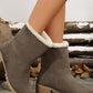 Thermal Fuzzy Block Heel Boots