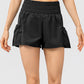 Elastic Waist Pocketed Active Shorts