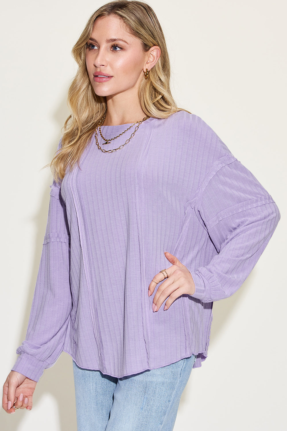 wHiPi. Basics Ribbed Long Sleeve