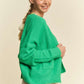 Davi & Dani Open Front Drop Shoulder Cardigan