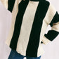 Color Block Round Neck Long Sleeve Sweater