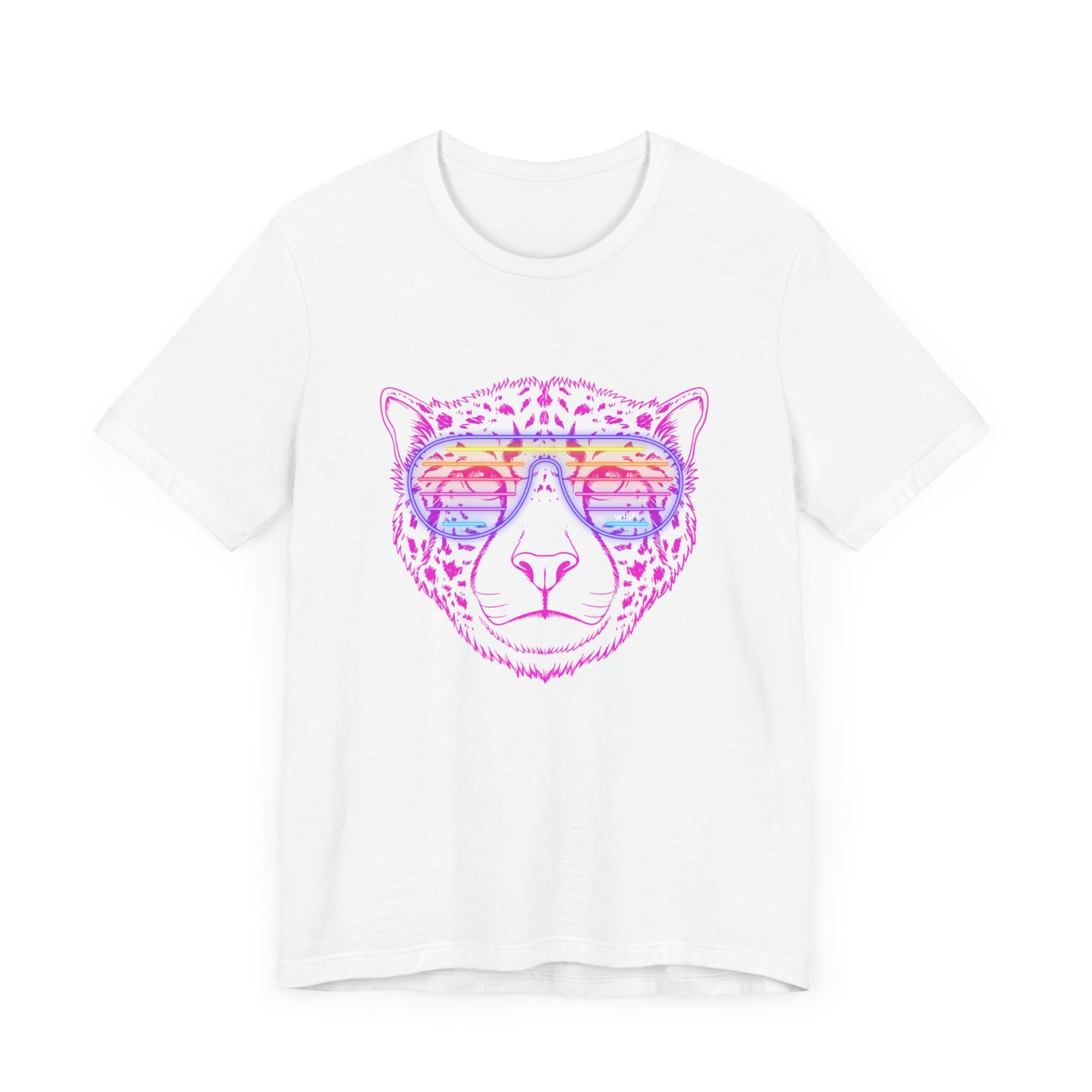 Neon Cheetah Graphic Tee