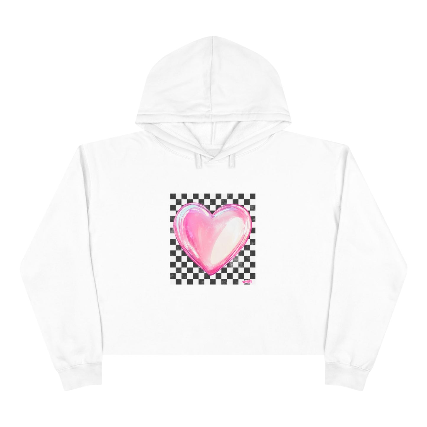 Make My Heart Race Crop Hoodie (XS-L)