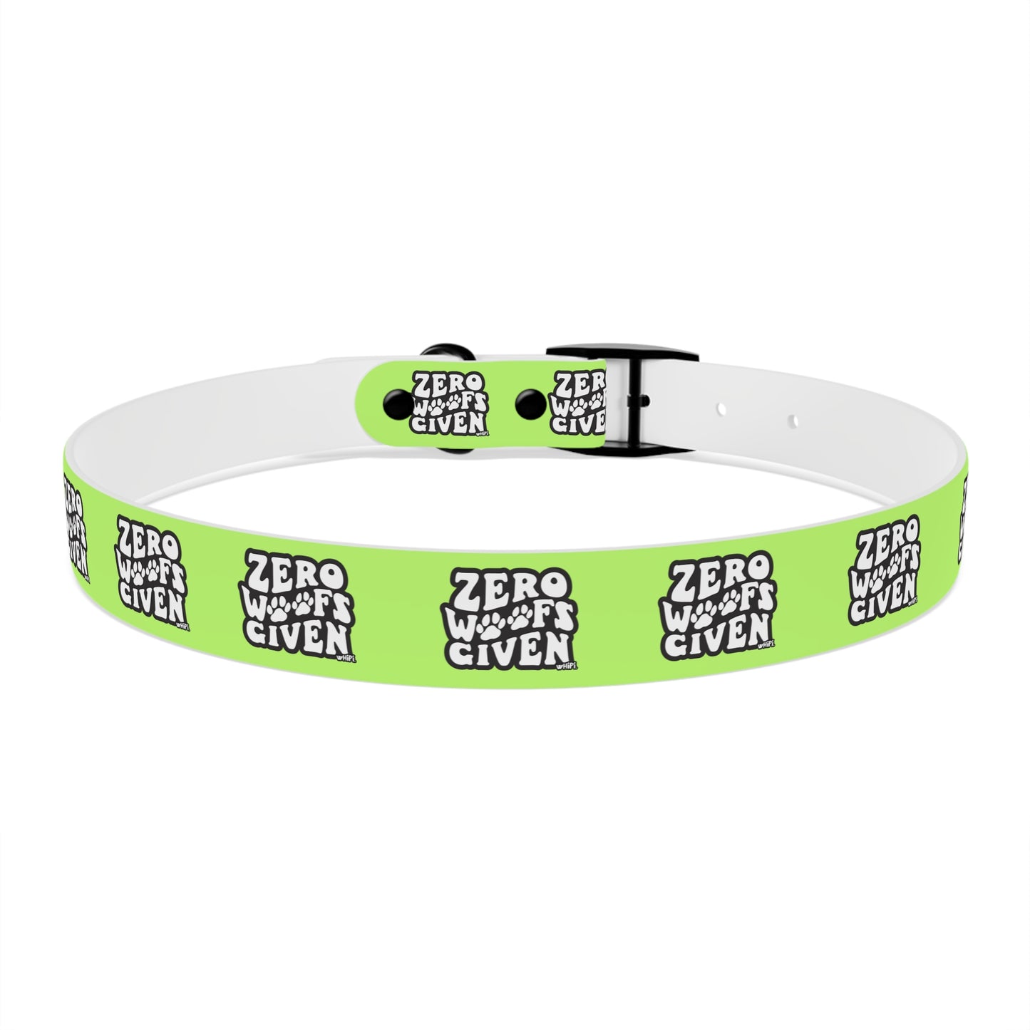 No Woofs Given Dog Collar