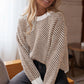 Striped Round Neck Long Sleeve Sweater