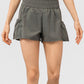 Elastic Waist Pocketed Active Shorts