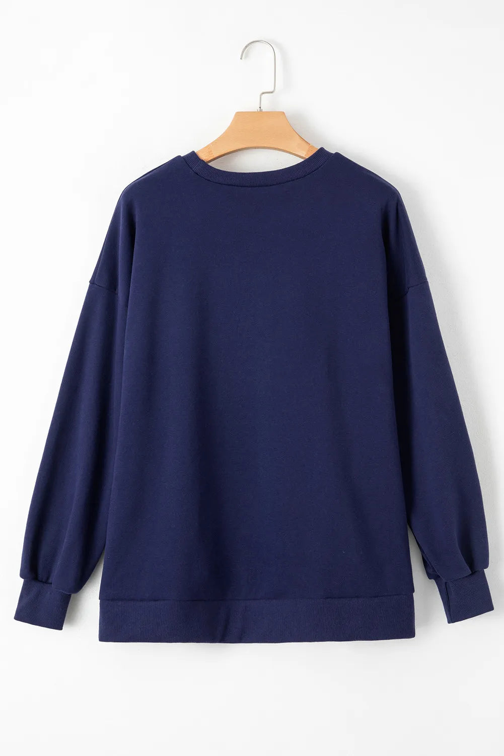 Round Neck Long Sleeve Sweatshirt