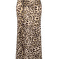 Honey Slit Leopard Midi Skirt