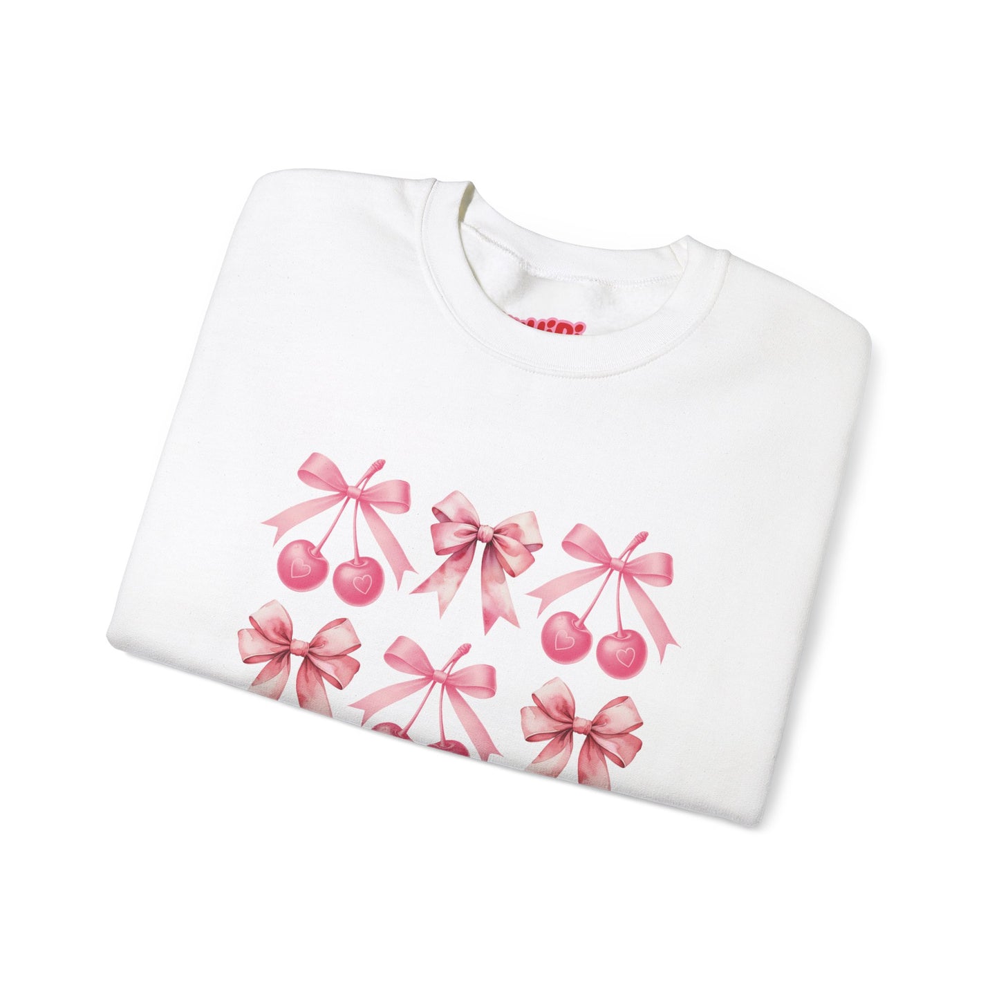 Sweet Cherry Bows Crewneck Sweatshirt (S‑5XL)