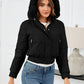 Pocketed Long Sleeve Cropped Hooded Winter Coat