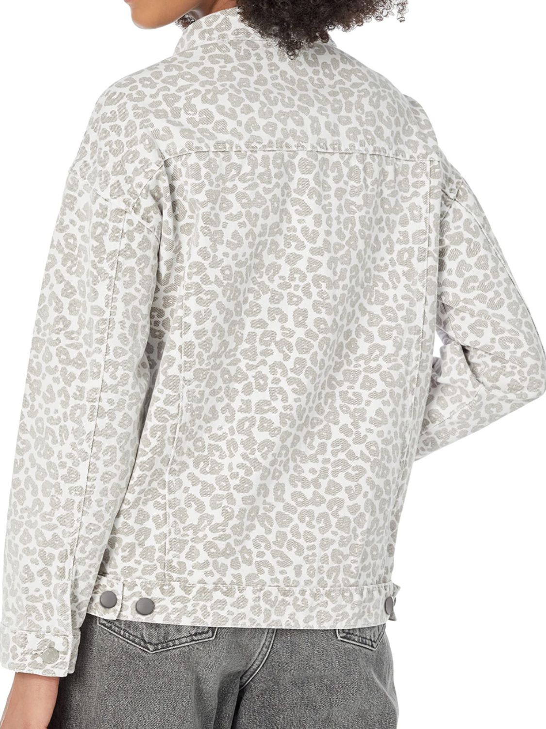 Leopard Denim Jacket