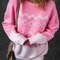 Round Neck Long Sleeve Sweater