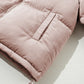 Turtleneck Zip Up Long Sleeve Winter Coat