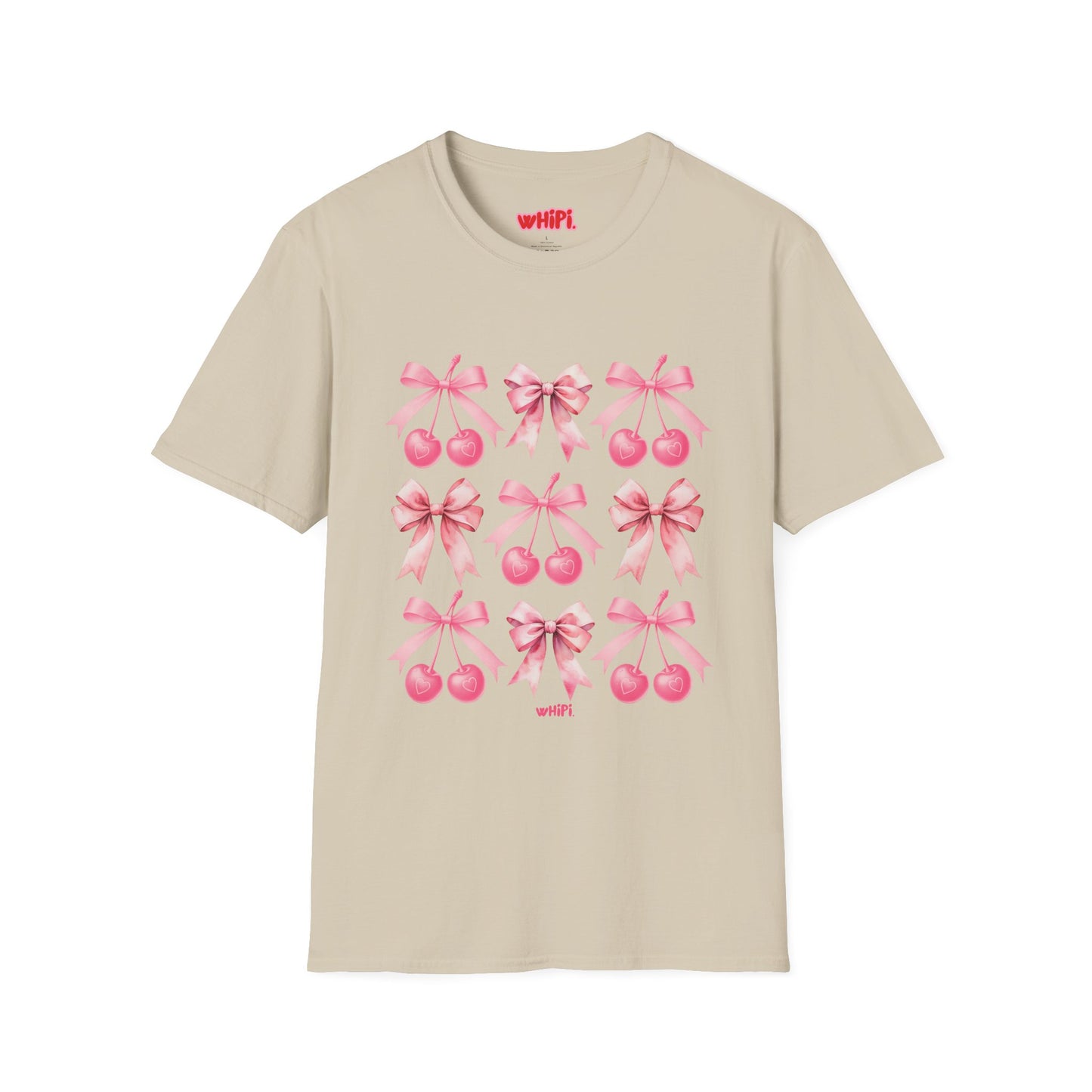 Sweet Cherry Bow Soft T-Shirt (S-5X)