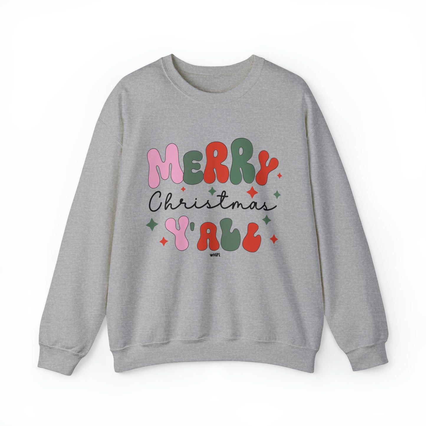 Merry Christmas Y'all Crewneck Sweatshirt