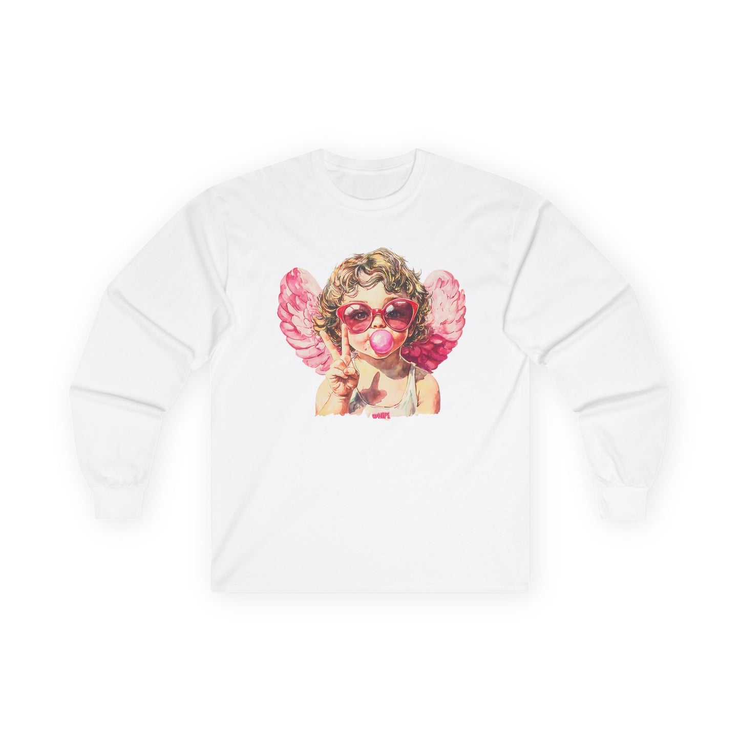 Bubble Gum Cupid Long Sleeve Tee (S-5X)