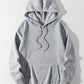 Drawstring Dropped Shoulder Hoodie