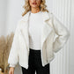 Pocketed Sherpa Zip Up Long Sleeve Jacket