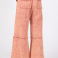 SAGE + FIG Mineral Washed Terry Wide Leg Pants