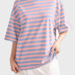 Striped Round Neck Half Sleeve T-Shirt