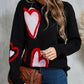 Red & Pink Heart Sweater—All Heart—Valentine's Day Collection