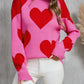 Heart Pattern Sweater