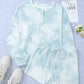 Sky Blue Tie Dye Knit Lounge Set