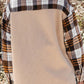 Plaid Button Up Long Sleeve Shacket