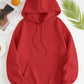 Drawstring Dropped Shoulder Hoodie