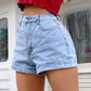 Denim Shorts with Pockets