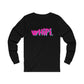 Pink wHiPi. (Back) Long Sleeve Tee