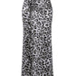 Honey Slit Leopard Midi Skirt