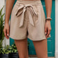 Perfee Tied High Waist Shorts