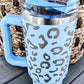 White Leopard Spotted 304 Stainless Double Insulated Cup 40oz