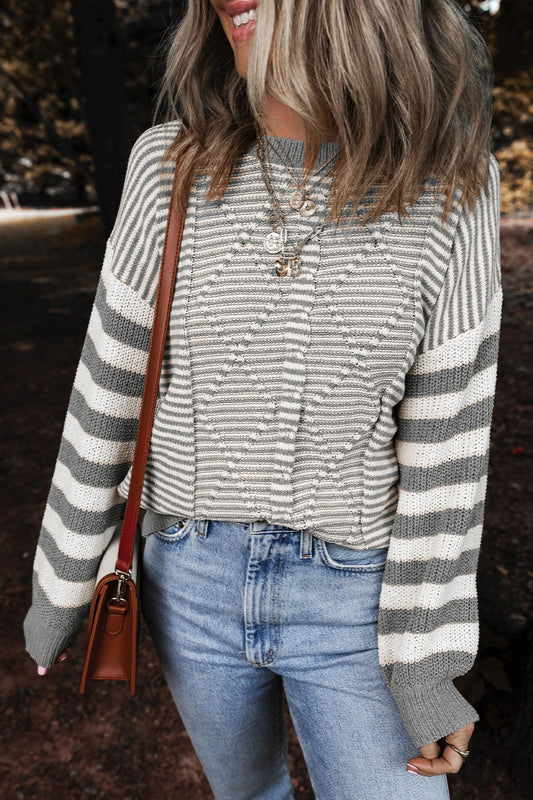 Striped Long Sleeve Sweater