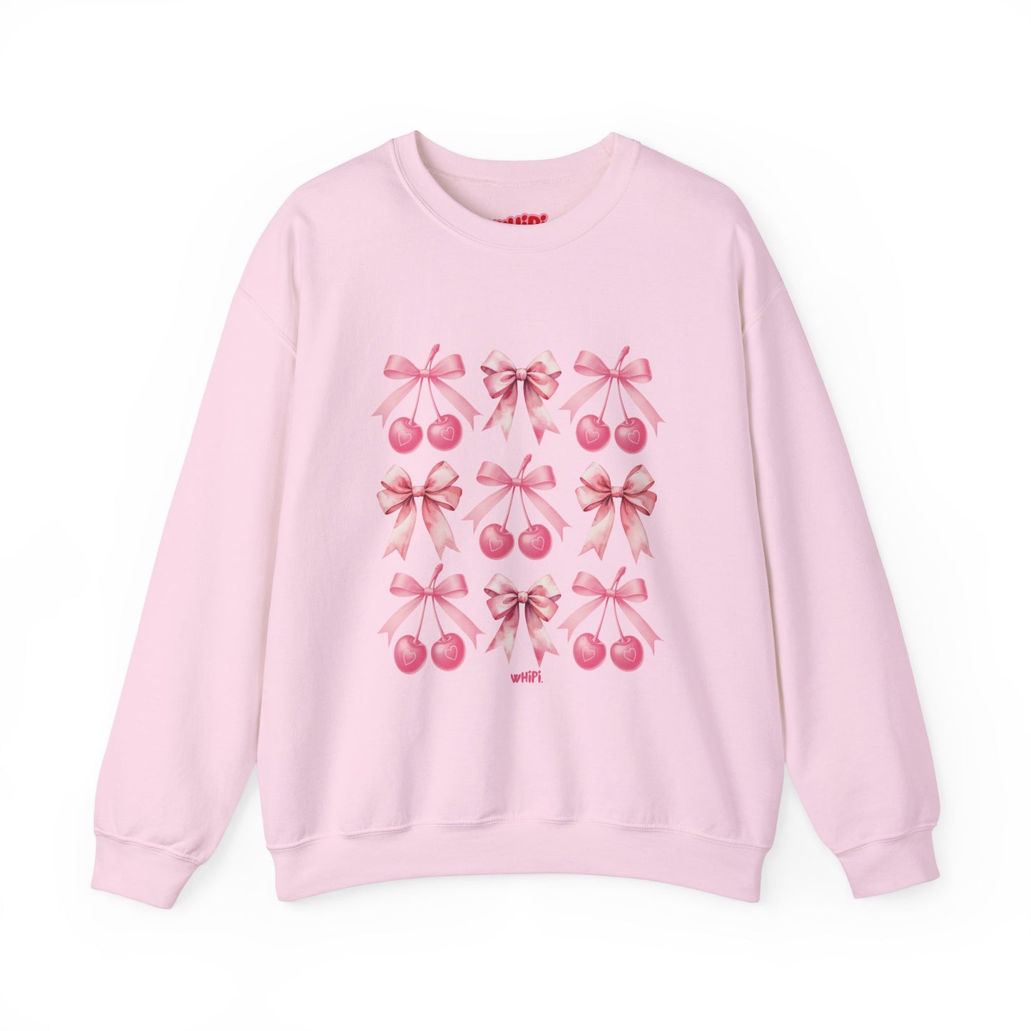 Sweet Cherry Bows Crewneck Sweatshirt (S‑5XL)